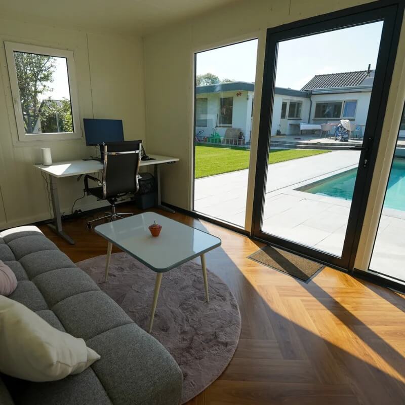 casetta da giardino ristrutturata di 12 m² – finitura in legno e antracite casetta da giardino ristrutturata di 12 m² – finitura in legno e antracite