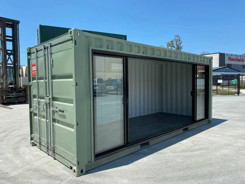 container per uffici da 20 piedi con vetri laterali container per uffici da 20 piedi con vetri laterali